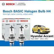 Bosch H4 Halogen Headlight Bulb (60/55W) set of 2 for Hyundai Accent MC