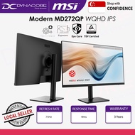 MSI Modern MD272QP 27-inch WQHD IPS Business and Productivity Monitor