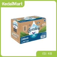 Crystaline Air Mineral Gelas Dus Isi 48 x 220 ml