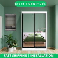 💥 Free Intsall💥- Wardrobe/ 4ftx6.5ft wardrobe / Almari / Wardrobe / Sliding Wardrobe/Mirror Pintu
