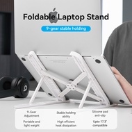 【COD】Vention ขาตั้งแล็ปท็อปปรับโน๊ตบุ๊คพับได้สำหรับ Apple Lenovo Huawei Samsung Xiaomi ASUS Acer HP ที่วางคอมพิวเตอร์อลูมิเนียม Sportable การยศาสตร์แบบพกพาชั้นวางโต๊ะเขียนหนังสือ Desktop Slim น้ำหนักเบากาวขนาดเล็ก17แล็ปท็อป Riser ผู้ถือยืน