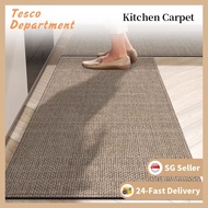 【SG Seller】Kitchen Floor Mat Non-slip Kitchen Rugs Home Decoration Kitchen Carpet Runner Rug