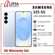 Samsung Galaxy S25 5G (12GB+256GB / 12GB+512GB) *** Singapore Warranty ***