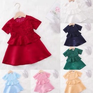 Baju Kurung Moden Baju Raya Baby Girl Newborn Gaun Dress Muslimah