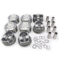 Promotion 8PCS Engine Pistons Kit A2780302317 2780300100 Φ92.9mm Φ24mm For Benz X166 W166 W221 W222 