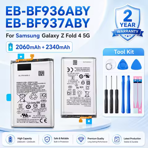 High Capacity Replacement Battery For Samsung Galaxy Z Fold4 5G SM-F936 SM-F937 Original Quality Mob