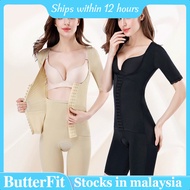 【ButterFit】Korset Berlengan Girdle Slimming Full Body Corset Body Shapewear Korset Pantang