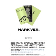 MARK SPECIAL AR TICKET BEYOND LIVE NCT 127 PHOTOCARD