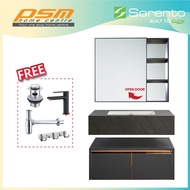 Sorento Stainless Steel 304 Water Proof Basin Bathroom Toilet Cabinet Basin Mirror Cabinet Combo SRT