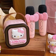 ✨K Song Good Partner Hello Kitty Audio Integrated Microphone National Singing Bluetooth Small Speake
