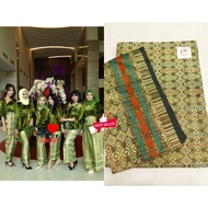 SONGKET MESIN MURAH THAILAND WARNA HIJAU SERAGAM MAKASSAR BATAK