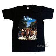 2023 new เสื้อยืดลำลองฤดูร้อน เสื้อวงร็อค The Beatles เดอะ บีทเทิล เสื้อวง เสื้อยืดบีทเทิล เสื้อวินเทจ Tops