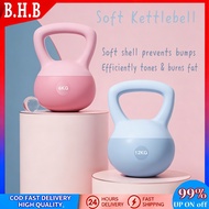 Soft, drop-resistant kettlebell fitness training weightlifting home fitness dumbbell exercise equipm