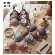 Bra Lidily H5 Cup A (34-40) Hook 2| Medium Foam Smooth Without Wire jyr