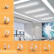 BENJMOORE9Q 5Pcs Spring Terry Clip, With Rubber Protection Fixing Clips Lamp Tube Clip, Base Tool T3