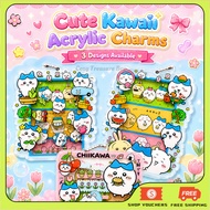 Chiikawa Acrylic Shaker Card Holder Cute ID Student Meal Bus MRT Card Case