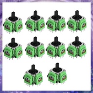 10PCS for Hall Electromagnetic Joystick Gen 3 Adjustable Hall 3D Joystick for Game Console Repair Ac