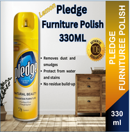 【Value Pack of 6 / 12】 Pledge Natural Beauty Furniture Polish Spray (Lemon) 330g bottle