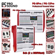 PS Pro Sound PG-8Pro / PG-12Pro Powered Mixer 2x800 Watt High Power Multifunction Power Mixer 99DSP