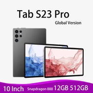 Tab S23 Pro Snapdragon 888 Tablet 10 inch Android 13 12GB+512GB 10000mAh Google Play Bluetooth WiFi 