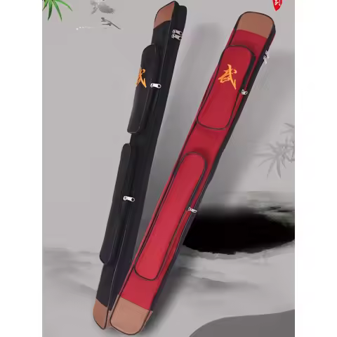 Waterproof Durable Chinese Character WU Martial Kung Fu Tai Chi Paulin Sword Shoulder Bag 100cm/110c