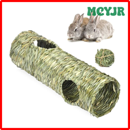 MCYJR Natural Straw Hamster Cage Hutches House Pet Straw Nest Rabbit Grass Bed Cage J60C HXJTR