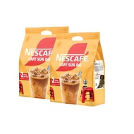 Combo 2 Bịch Cà Phê Hòa Tan Nescafé 3in1 vị Rang Đậm Và vị Cà Phê Sữa Đá
