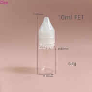 MALAYSIA.... 10ml 15ml V3 Transparent Bottle / Liquid Oil / Plastic Dropper Bottles 1pc