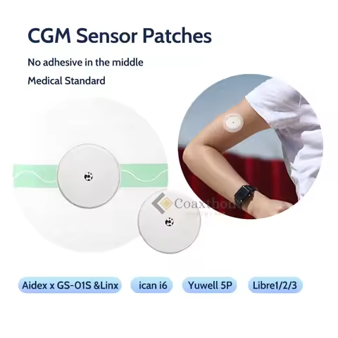 100pc CGM Sensor Adhesive Patch Continuous Glucose Monitor Overpatch No Glue Center Linx Libre Anyti