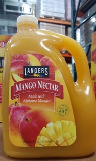 LANGER'S 芒果果汁飲料 每瓶3.78公升-吉兒好市多COSTCO代購