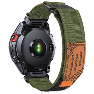 Garmin Forerunner 970 965 955 Nylon Velcro Tape Strap Quick Release 26mm 22mm Breathable Off-Road St