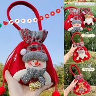 Christmas Birthday Gift Decorations Children's Candy New Year Apple Bag Christmas Eve Packaging Hand Drawstring Gift Bag