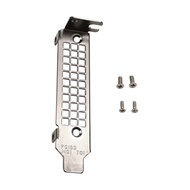 Low Profile Bracket with 4 x Screws Replacement for Nvidia Tesla P4 M4 Graphics Card