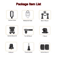 Supplementary Accessory Box of H88 Mini Action Camera Cycling Driving Helmet Waterproof Wind noise r