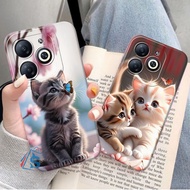 [SUPER JAYA] Softcase ITEL A70 A60 A60S P40 S23 S23 PLUS Cat Motif - Itel Casing - Itel Cesing - Ite