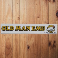 Old Man Emu Horizontal Text ln Sticker