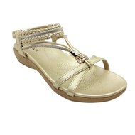 Kiki Catalina K23-883 Women Flat Sandals In Gold, Sizes 35-41
