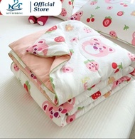 Chăn hè Cotton Đũi M2T BEDDING - mền hè kích thước 2mx2m3 - mềm mịn mát mẻ và thoáng khí