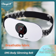 CkeyiN Muscle Stimulator Slimming Belt Body Massager Cellulite Burning Abdominal Home Fitness EMS Lo