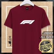 Baju Tshirt F1 FORMULA 1 Unisex + Plus Size