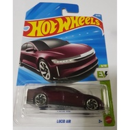 Hotwheels  Lucid Air Maroon 26C
