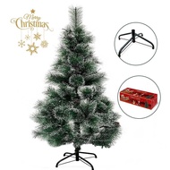 (WY) 1.2M / 1.5M / 1.8M / 2.1M （4ft / 5ft / 6ft / 7ft） Christmas Tree Metal Stand Decoration With Pine C