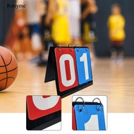 Ronyme Sports Scoreboard 2 Digits Flip Scoreboard for Soccer Coaches Volleyball
