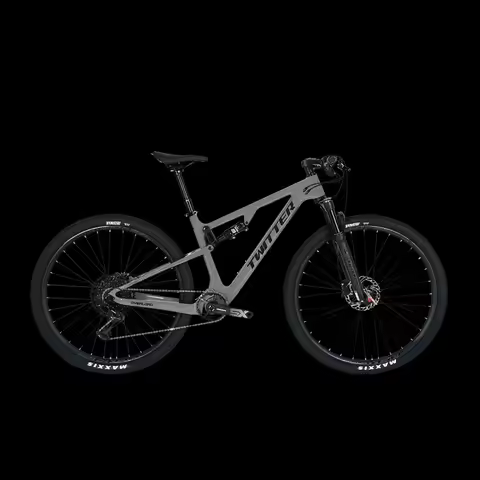 TWITTER OVERLORD M6100-12S Hydraulic Disc Brake AM Full Shock Soft Tail Carbon Fiber Mountain Bike M
