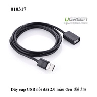 Ugreen 10317 3m Black USB Extension Cable