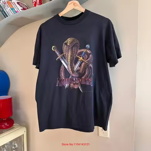 Vintage 1992 3D Emblem T Shirt Size L vintage Washed graphic homme designer clothes Comfortable Stre