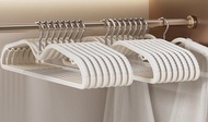 ‘New’ （超好用省空間）家用 短頸超薄超輕 衣架 - 防滑無痕～矮款肩角/省空間超薄衣架設計 （掛衣提高8cm 長裙不拖地）