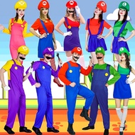 Adult Super Mario Party Costumes Role Play Women Mario Dress Cosplay Halloween&amp;Christmas Party Cospl