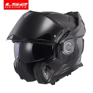 [lieb] LS2 FF901 Advant X Carbon Fiber Valiant Flip up 180° Rotating Double Lens Sun Visor Capacete 