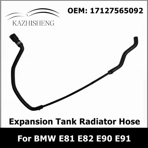 17127565092 for BMW E81 E82 E90 E91 X1 120i 320i Engine Cooling System Water Expansion Tank To Radia